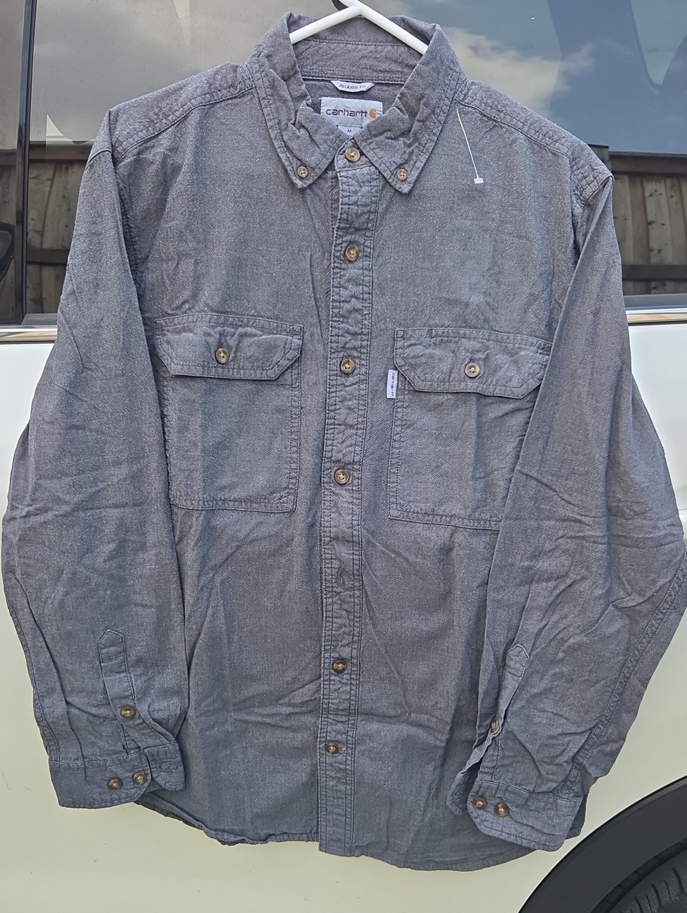 Carhartt Gray Button Down Shirt